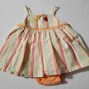 Gymboree Vintage Tutti Fruity 12-18 month Used Romper.